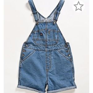 Unionbay Mario Light Wash Denim Overall Shorts